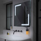 Espejo LED Cuadrado | Control por interruptor de pared | Luz blanca fría - Reyze Seria Salono Model 3